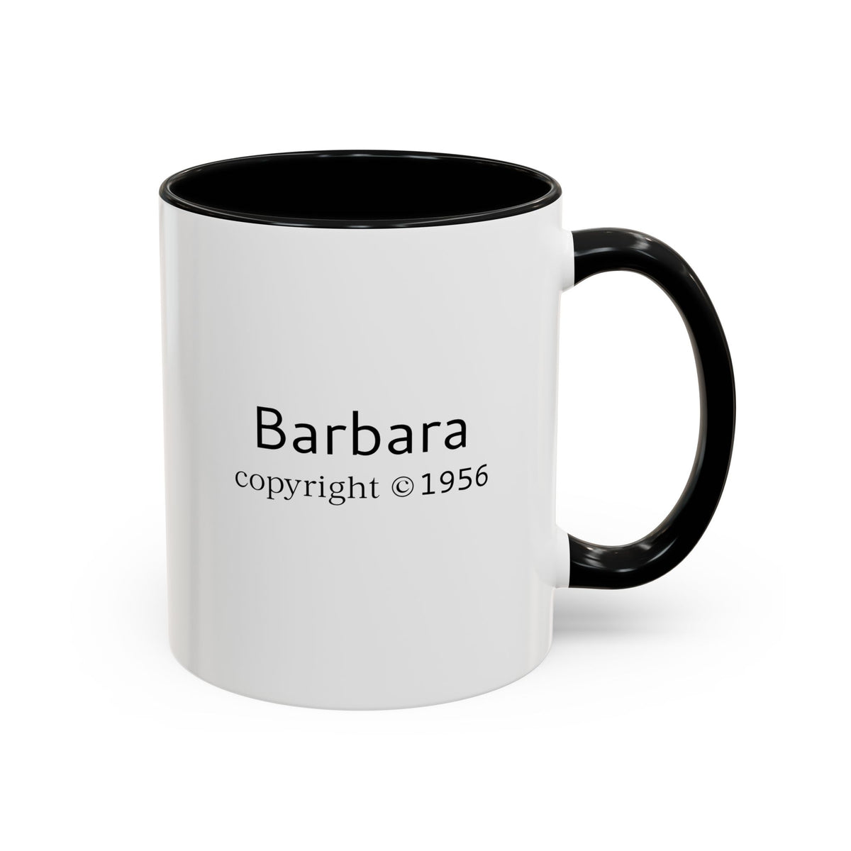 70th birthday accent mug shown in the larger 15 oz size